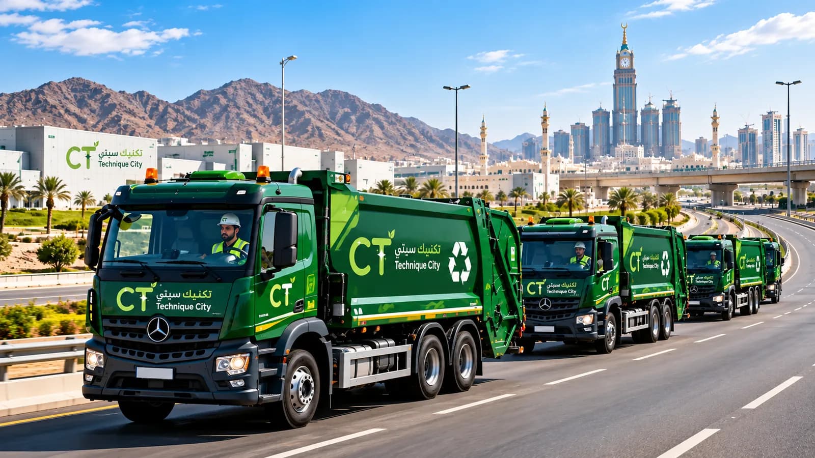 النقل المباشر للنفايات البلدية والتجارية